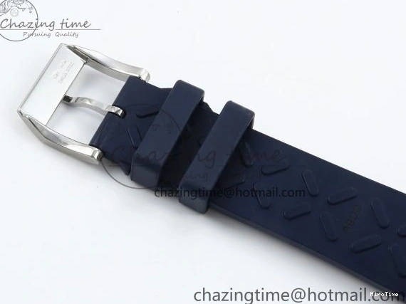 MIROTIME 0412 Casual Portuguese Chrono IW3716 Z+F 1:1 Best Edition White Dial on Blue Rubber Strap A 7016